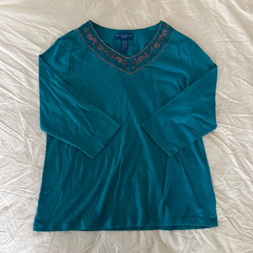 Embroidered Top
